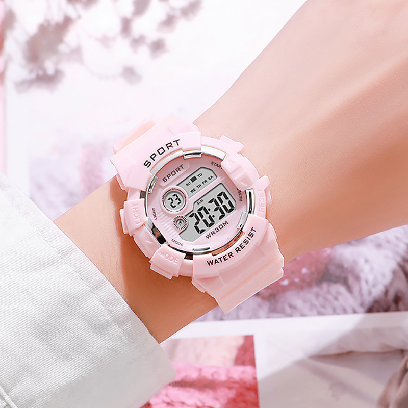 Smartwatch Watches For Girls - Fashion Kids Watches Luminous Waterproof Sports