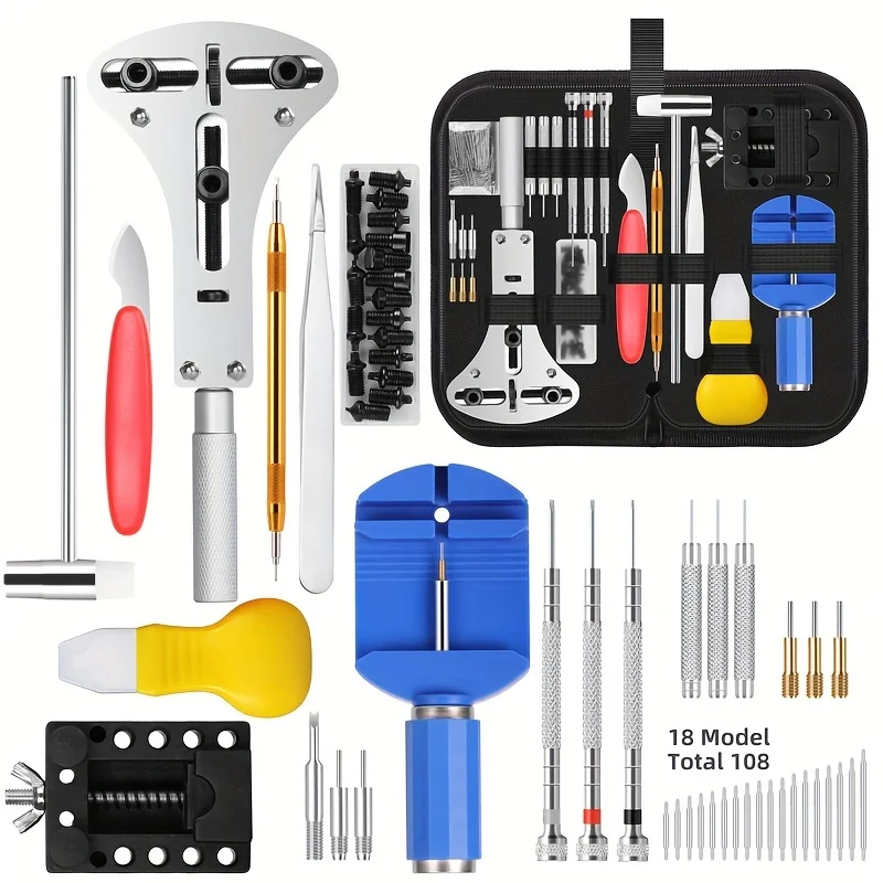 Crystal Press Tool - 147pcs/set Watchmaker Watch Repair Repairing Tools