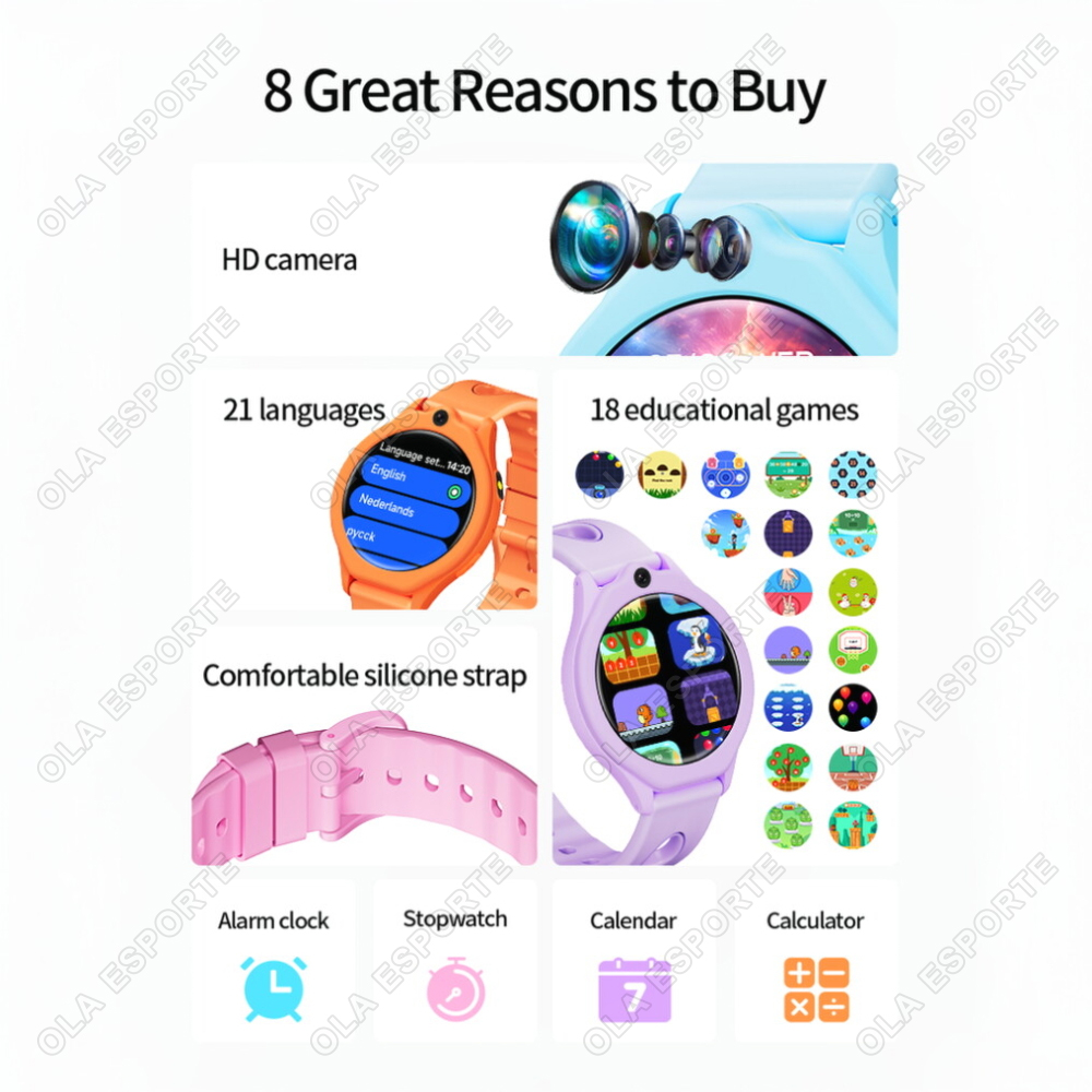 Camera Smart Watch For Kids Ga - Smartwatch Watches Gift For Boys On Birthday recension och pris