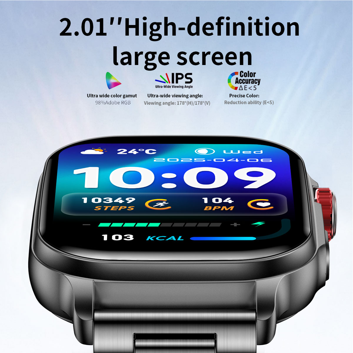 2026 Smart Watch 2.01'' Fitnes - Smartwatch Watches For Men Digital recension och pris