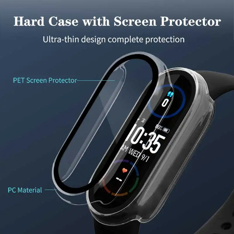 Tempered Glass+PC Case For Xia - Smartwatch Watches For Girls recension och pris