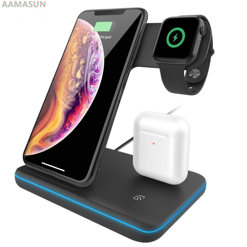 15W Fast Qi Wireless Charger S - Watch Watch Xs recension och pris