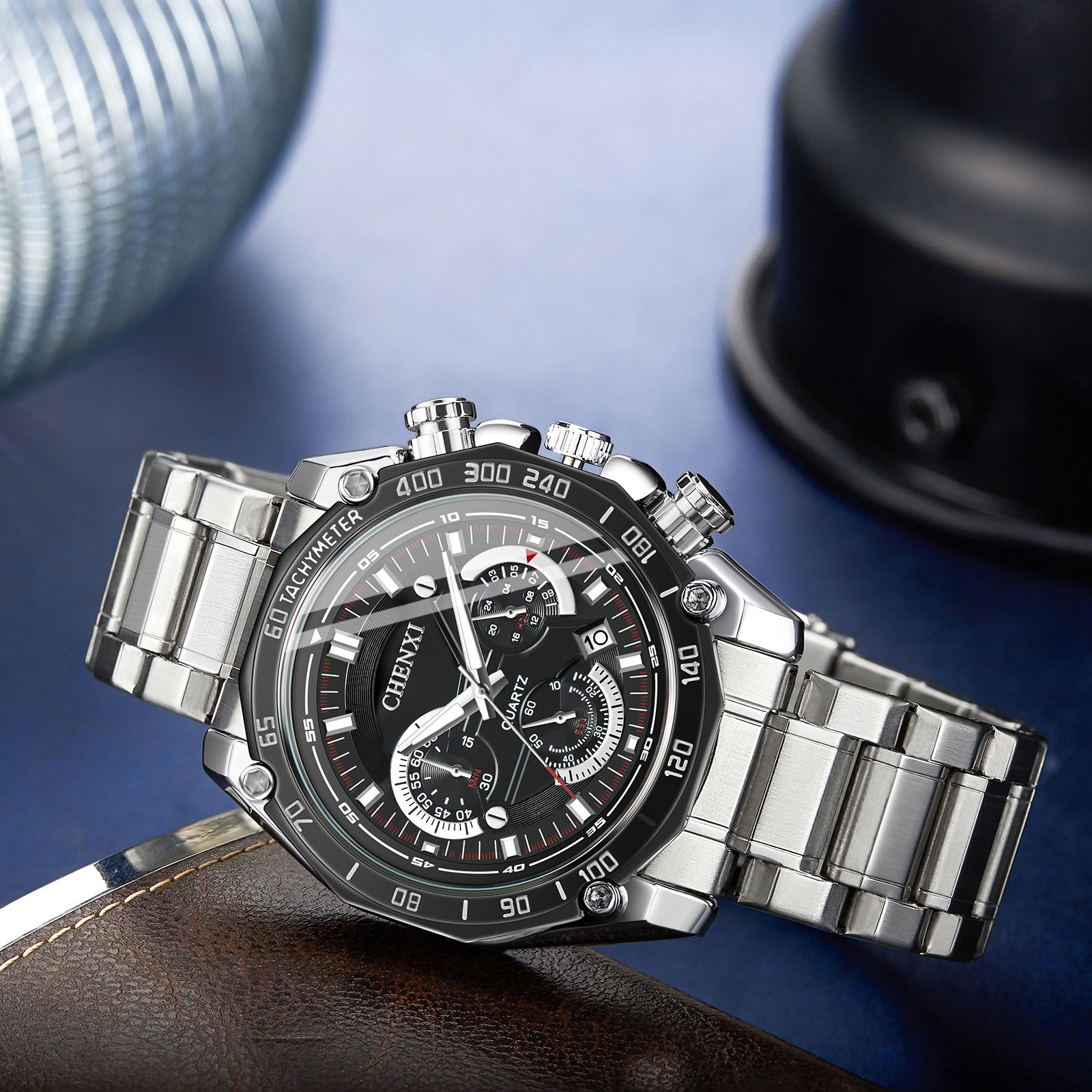 CHENXI Mens Watches Stainless  - Smartwatch Watches For Men Brands recension och pris