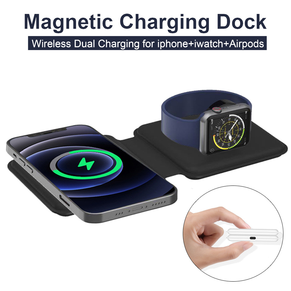 2IN1 Magnetic Wireless Charger - Watch Watch Xs recension och pris