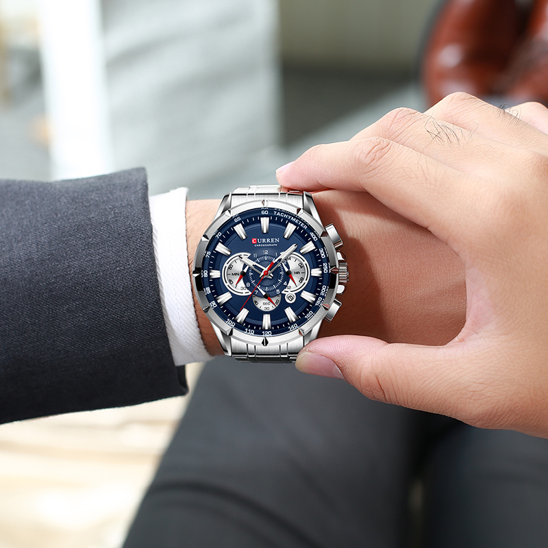 CURREN Wrist Watch Men Waterpr - Smartwatch Watches For Men Brands recension och pris