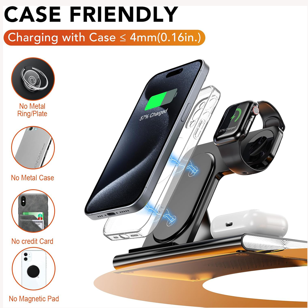 3 in 1 Foldable Charging Stati - Watch Watch Xs recension och pris