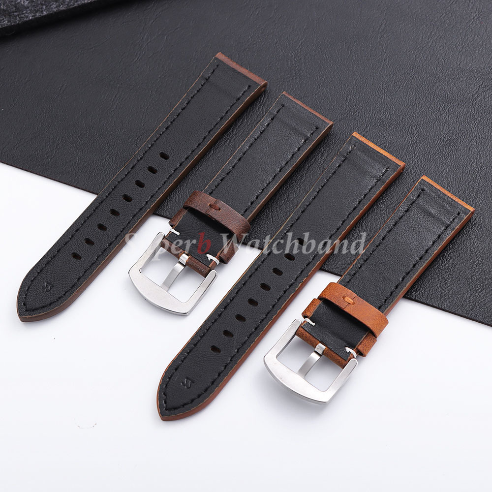 20mm 22mm PU Matte Leather Wat - Seiko Watches Smartwatch recension och pris