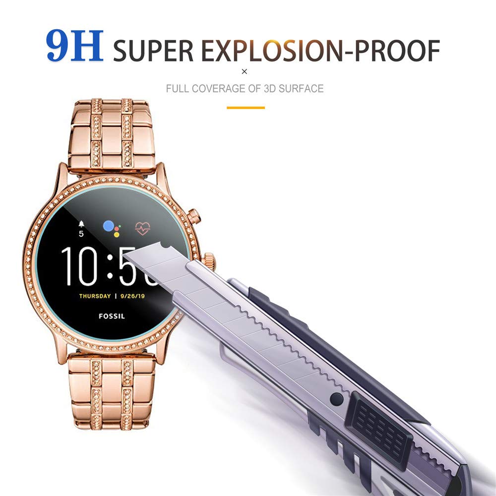 2PCS Tempered Glass For Fossil - Fossil Watches Smartwatch Gen 6 recension och pris