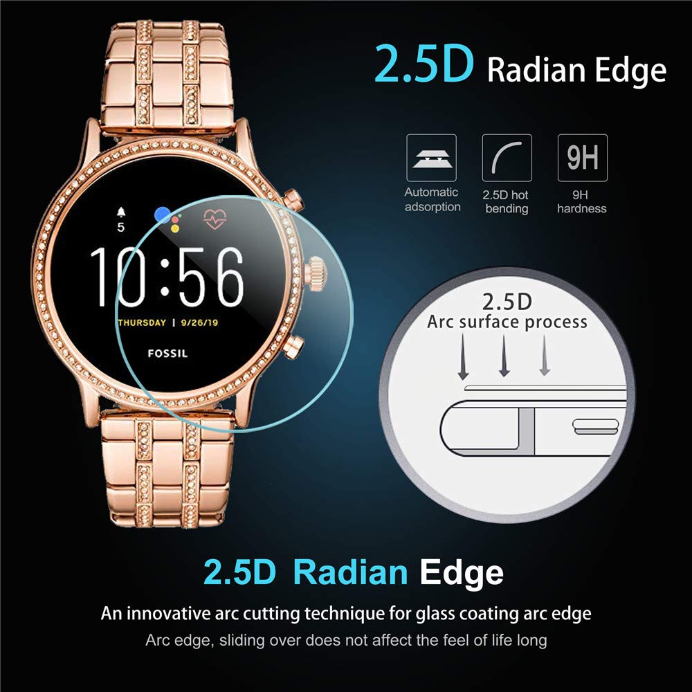 2PCS Tempered Glass For Fossil - Fossil Watches Smartwatch Gen 6 recension och pris