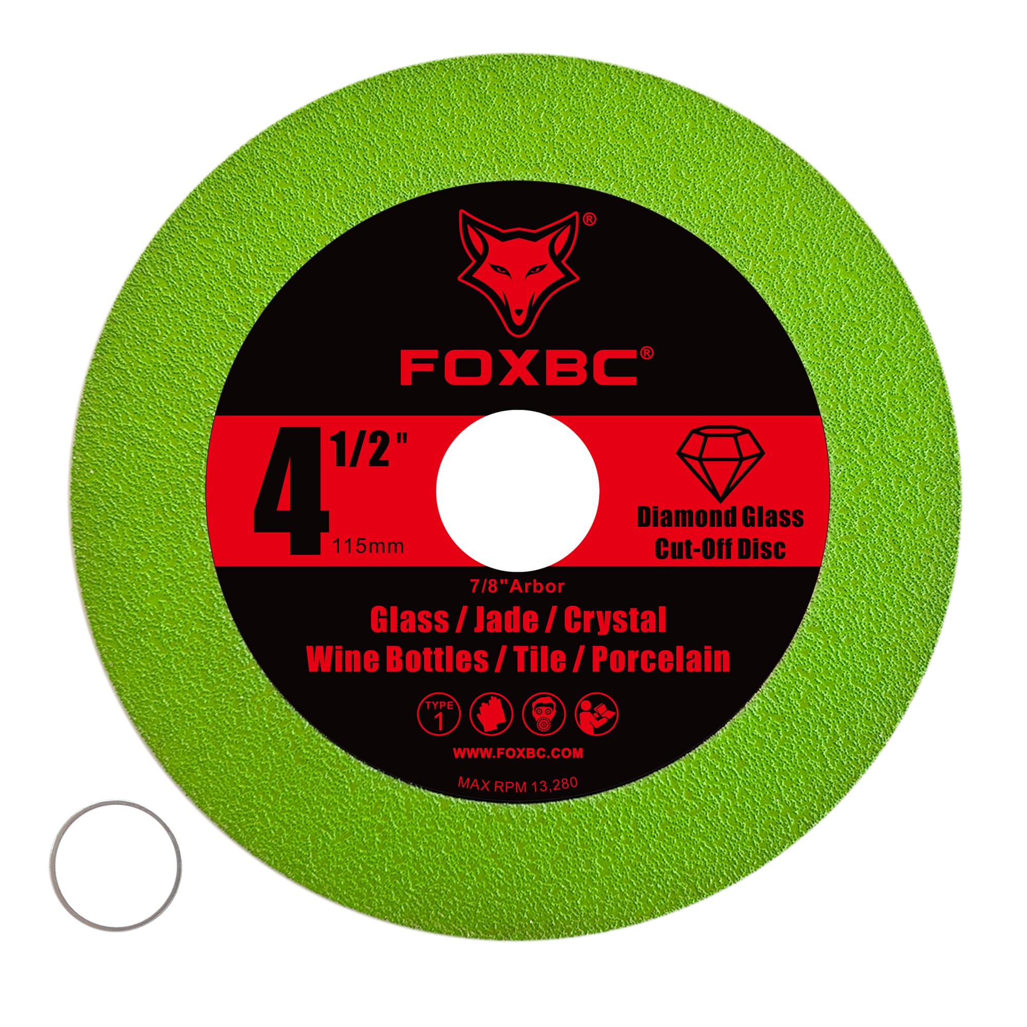 FOXBC 115mm Diamond Glass Cutt - Crystal Press Tool recension och pris