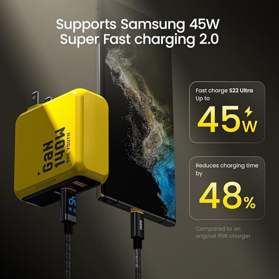 AOHI Youth 140W GaN Charger PD - Watch Watch Xs recension och pris
