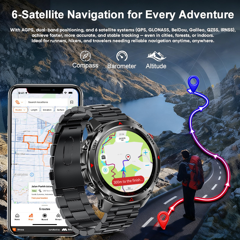 T-Rex 3 Pro Military Grade AGP - Smartwatch Watches For Men Digital recension och pris