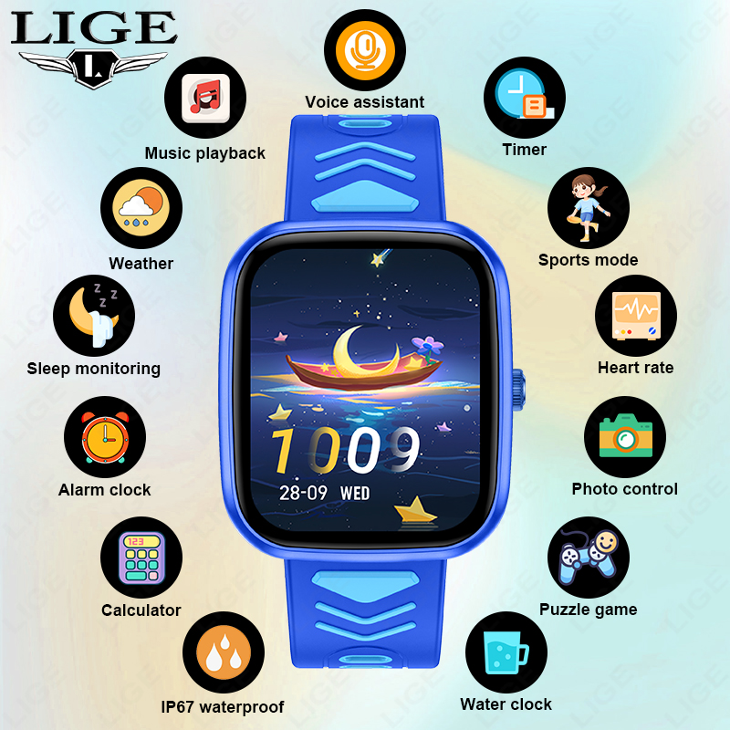 LIGE Kids Smartwatch Game Wate - Smartwatch Watches Birthday Gift For Girls recension och pris