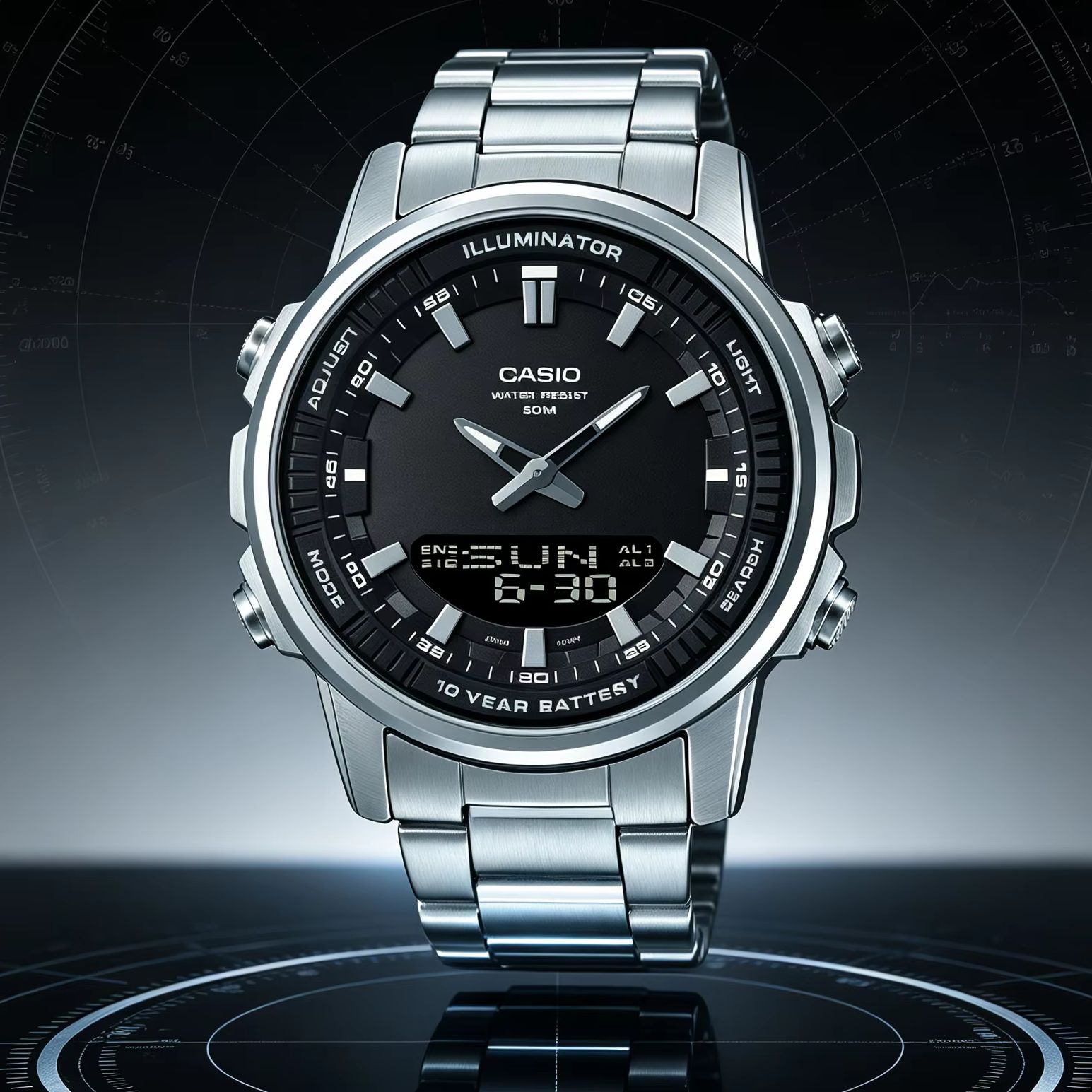 Casio AMW‑880D | Stainless Ste - Casio Watches Smartwatch recension och pris