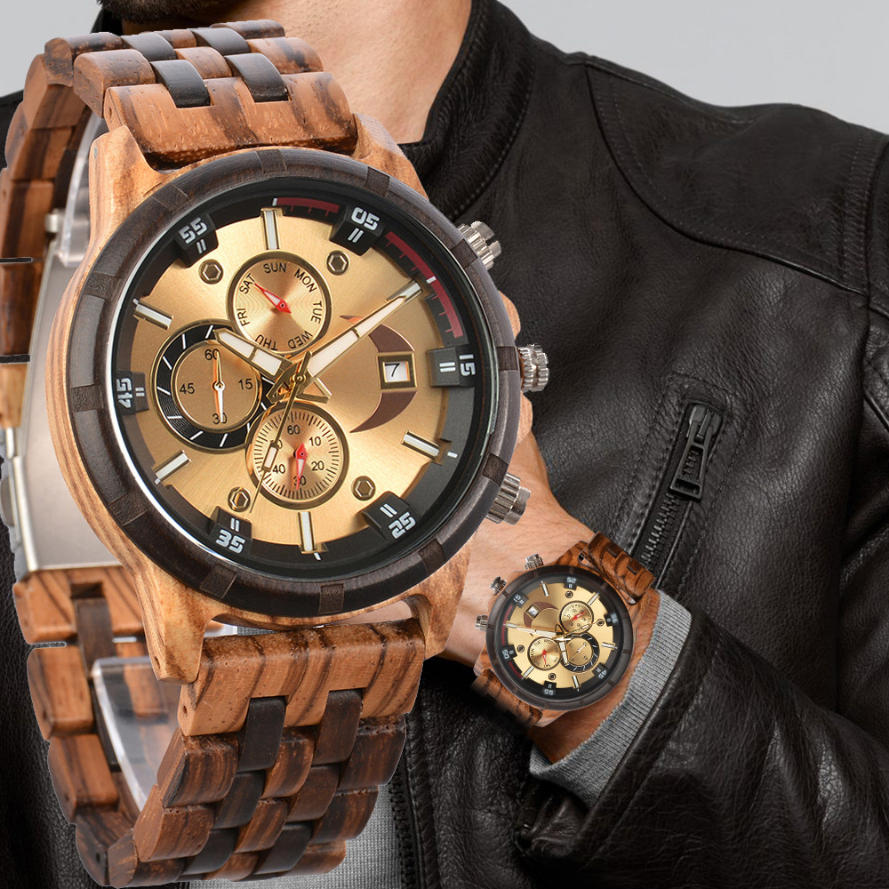 Man's Watches Wooden Watch Str - Smartwatch Watches For Men Brands recension och pris