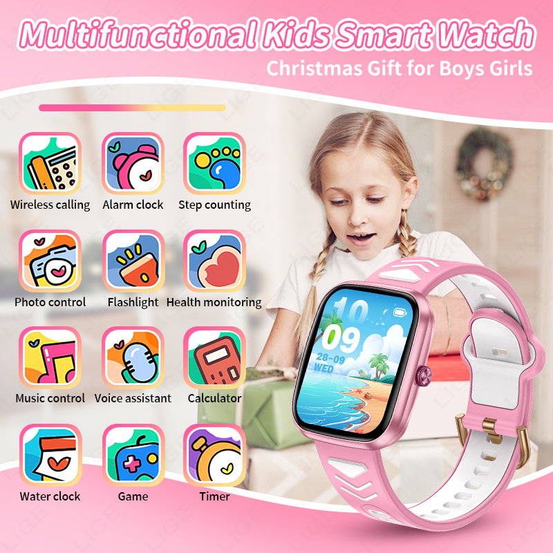 LIGE New Kid Call Smart Watch  - Smartwatch Watches Birthday Gift For Girls recension och pris
