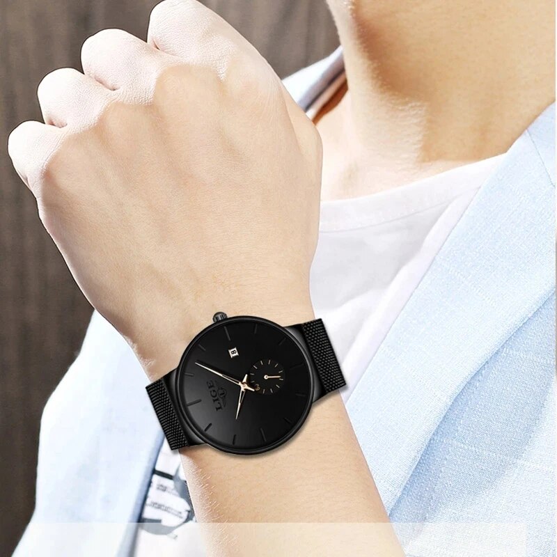LIGE Fashion Mens Watches Top  - Smartwatch Watches For Men Brands recension och pris