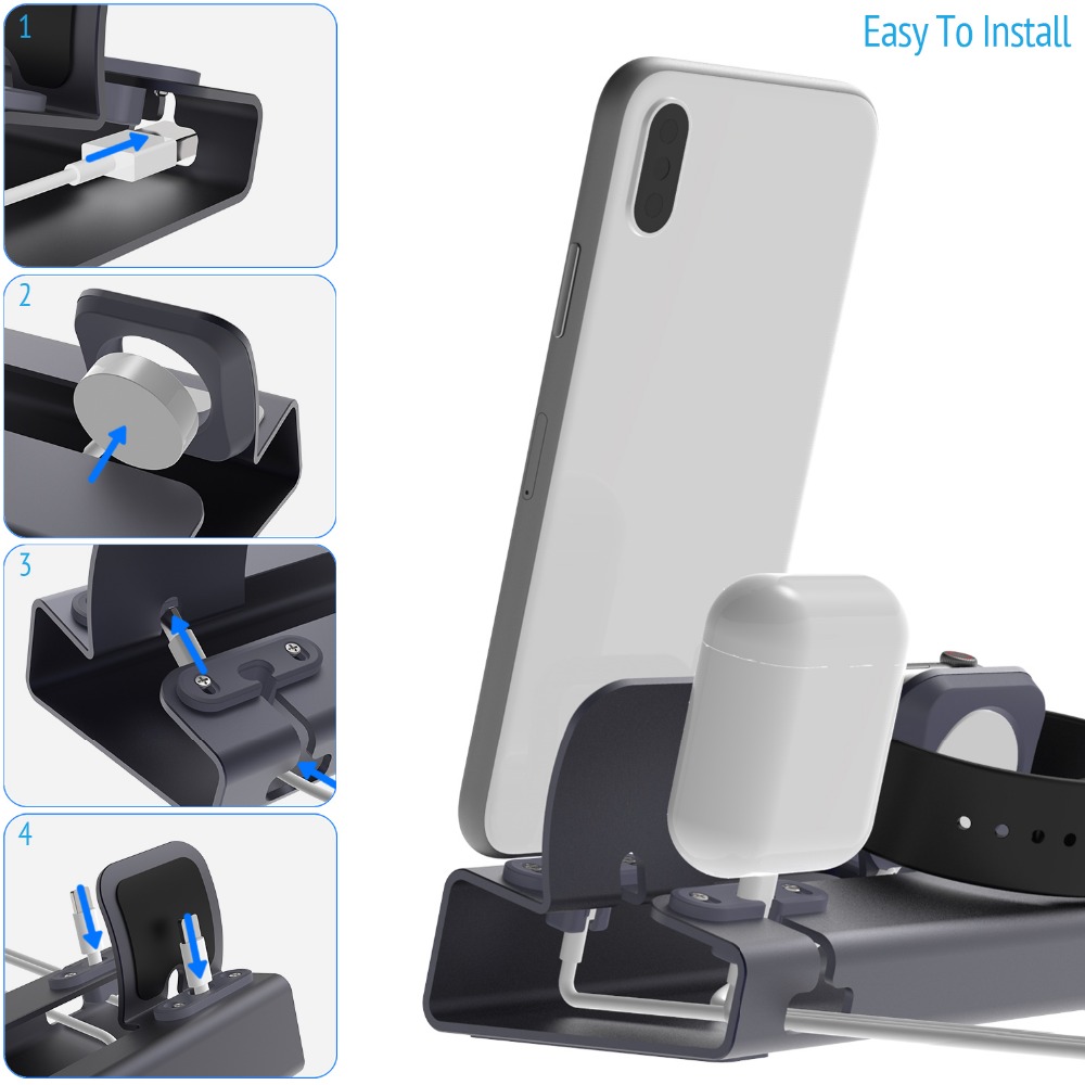 Charging Dock Station Stand Ho - Watch Watch Xs recension och pris