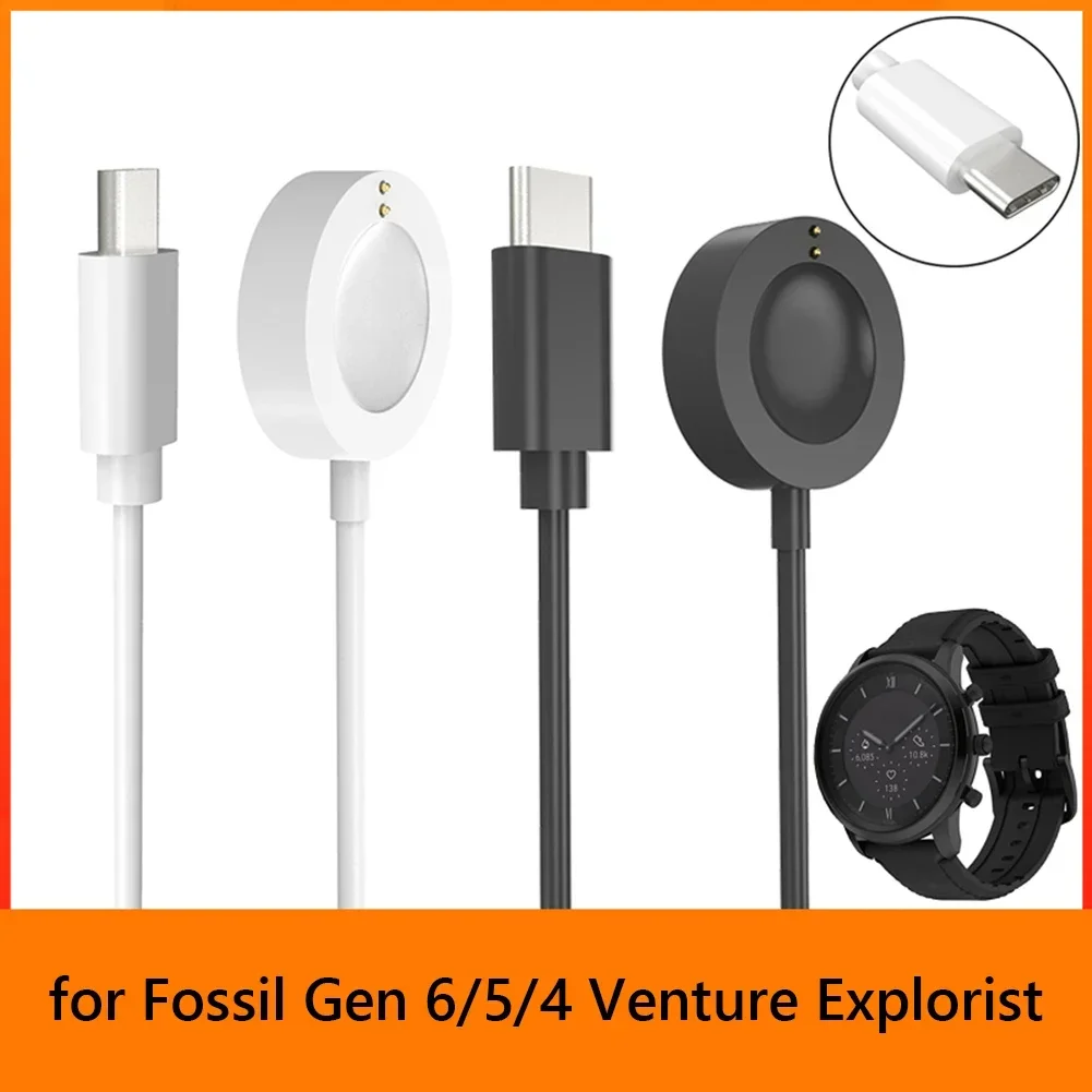 1M USB Type-C Magnetic Fast Ch - Fossil Watches Smartwatch Gen 6 recension och pris