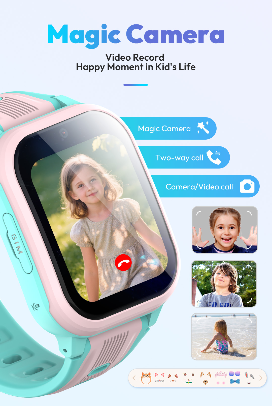 KT41 Smart Watch - 4G Phone Ch - Smartwatch Watches Gift For Boys On Birthday recension och pris