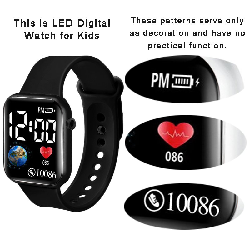YIKAZE Kids Watches LED Digita - Smartwatch Watches For Girls recension och pris