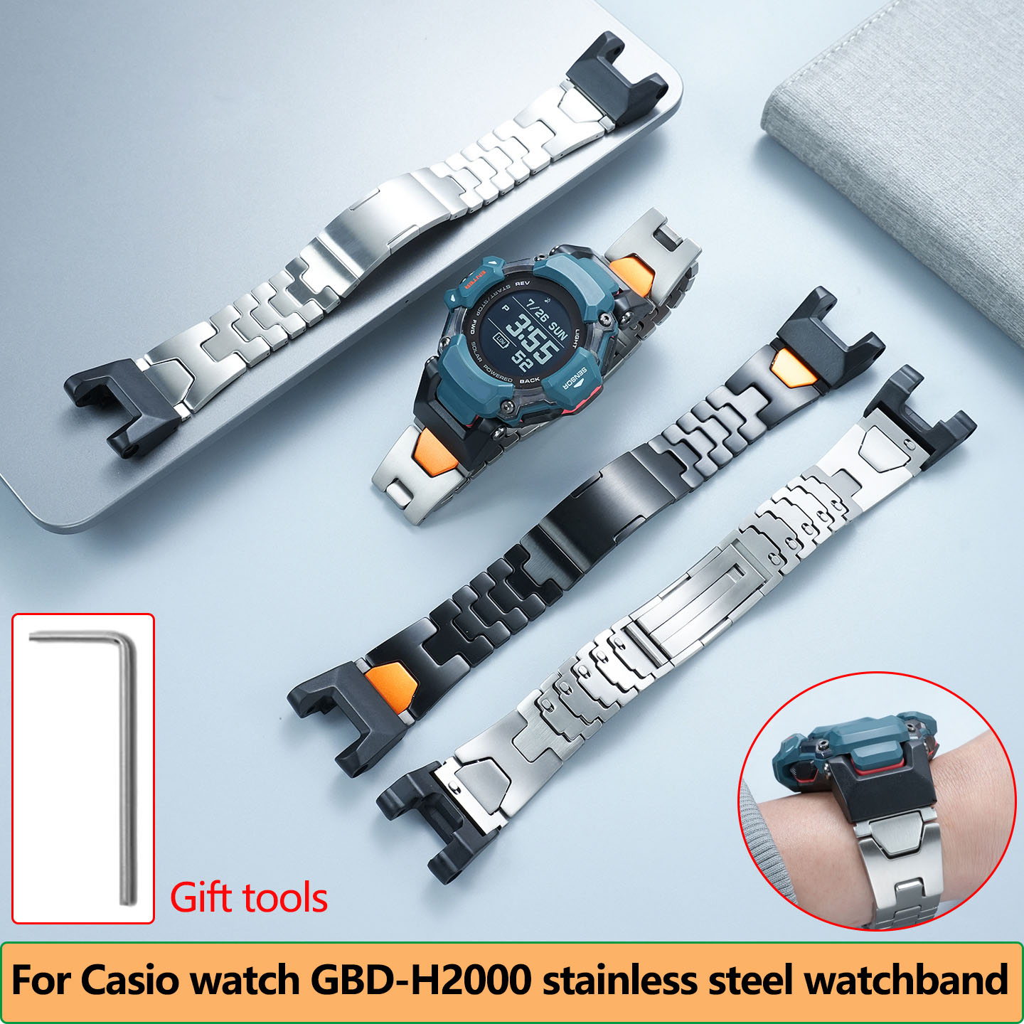 GBD-H2000 waterproof metal str - Casio Watches Smartwatch recension och pris